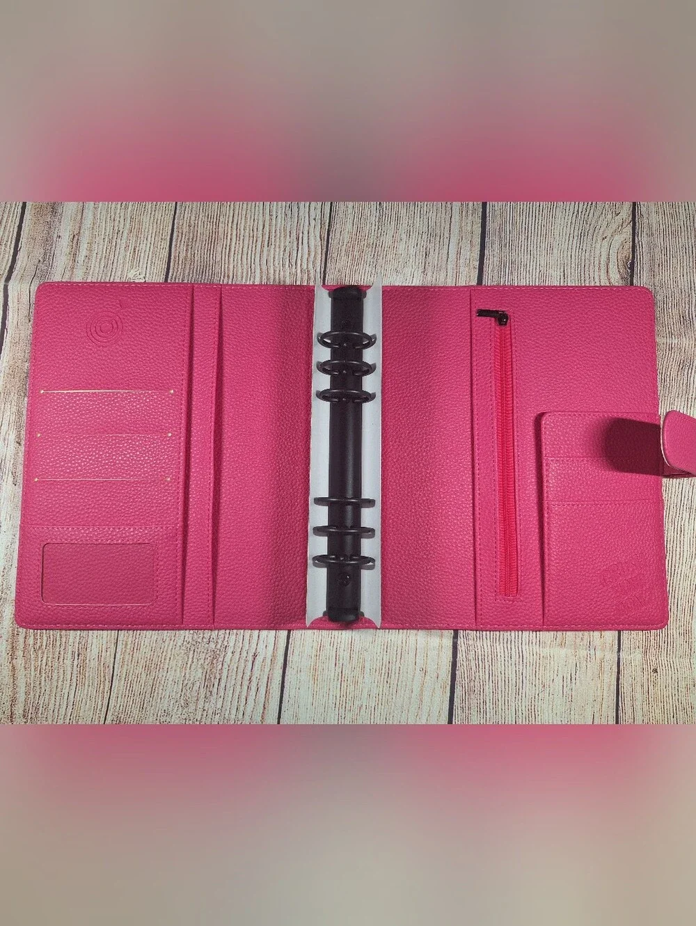 Hot Pink Planner Binder A5 Hot Pink, Budget Binder, Pink Organizer,